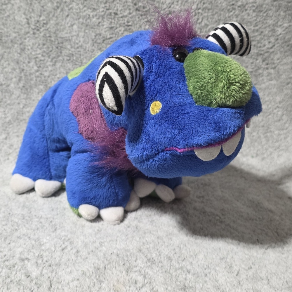 Webkinz Midnight Monster Ganz 9" Plush Stuffed Animal Blue & Green Creature